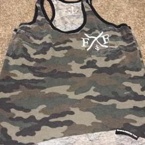 FlagNorFail camo tank top